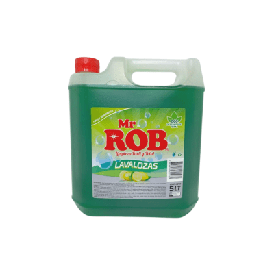 LAVALOZA CONCENTRADO ANTIGRASA VERDE 5 LTS MR ROB1