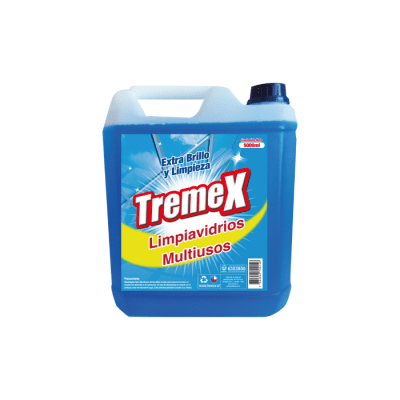 LIMPIAVIDRIOS LÍQUIDO BIDÓN 5 LTS TREMEX1