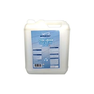 CERA PARA PISOS ACRÍLICA AUTOBRILLO LÍQUIDA BIDÓN 5 LTS INCOLORA WINKLER1