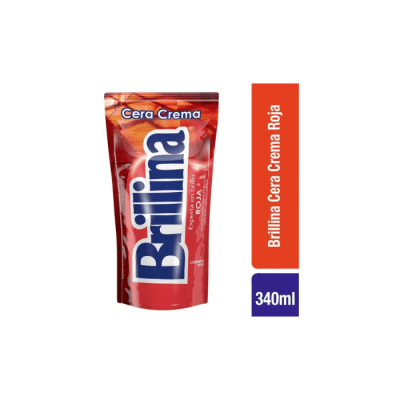 CERA EN CREMA DOYPACK 340 CC ROJA BRILLINA1