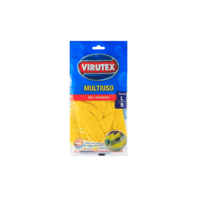 GUANTES DE LIMPIEZA MULTIUSO GAMUZADO TALLA L PAR VIRUTEX1