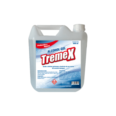 ALCOHOL GEL (70%) BIDÓN 5 LTS TREMEX1