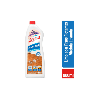 LIMPIADOR DE PISOS FLOTANTES CONCENTRADO MULTIUSO BOTELLA 900 ML LAVANDA VIRGINIA1