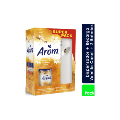DESODORANTE AMBIENTAL ELÉCTRICO AROMA VAINILLA APARATO + REPUESTO AROM1