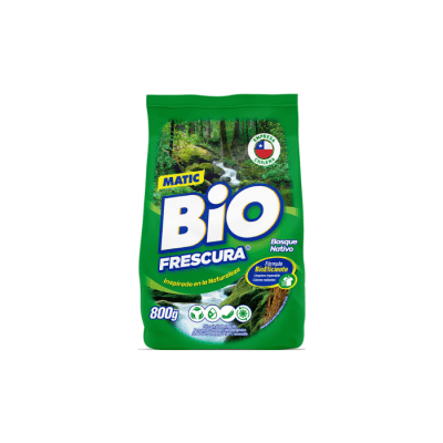 DETERGENTE EN POLVO FRESCURA 800 GRS BIO1