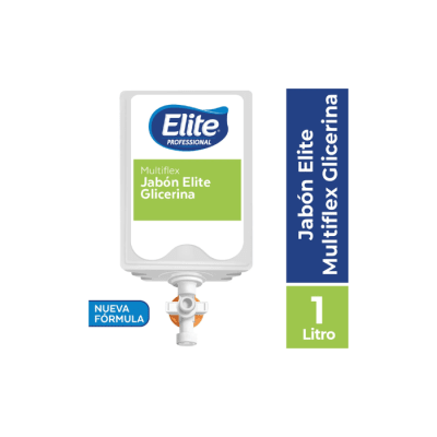 JABÓN MULTIFLEX GLICERINA 1 LT ELITE PROFESSIONAL