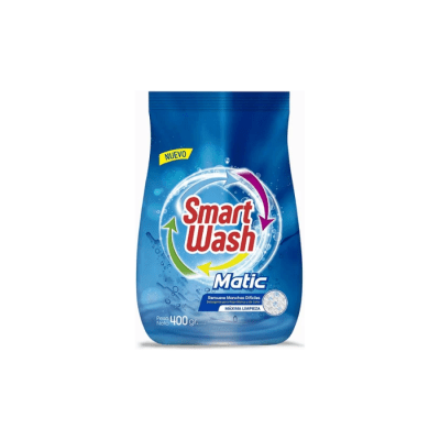 DETERGENTE EN POLVO 400 GRS SMART WASH1