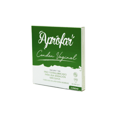 CONDON VAGINAL CAJA DE 2 UNIDADES APROFAR1