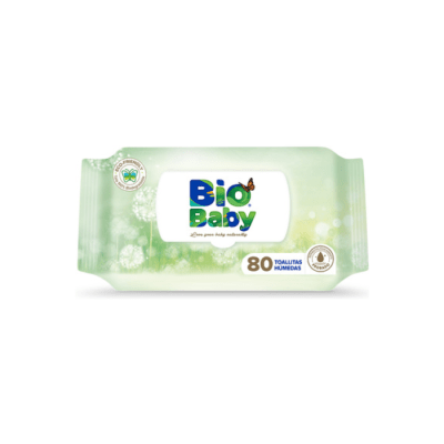 TOALLA HÚMEDA DE BEBÉ PAQUETE DE 80 UNIDADES BIO BABY1