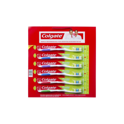 CEPILLO DE DIENTES PREMIER ULTRA 6 UNIDADES COLGATE1