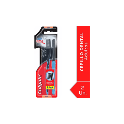 CEPILLO DE DIENTES SLIM SOFT BLACK 2 UNIDADES COLGATE1