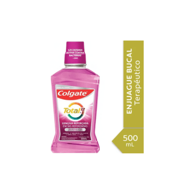 ENJUAGUE BUCAL TOTAL 12 ENCÍAS REFORZADAS 500 ML COLGATE1