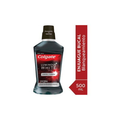 ENJUAGUE BUCAL LUMINOUS CARBON 500 ML COLGATE1