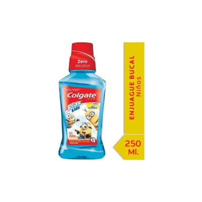 ENJUAGUE BUCAL PLAX KIDS MINIONS 250 ML COLGATE1