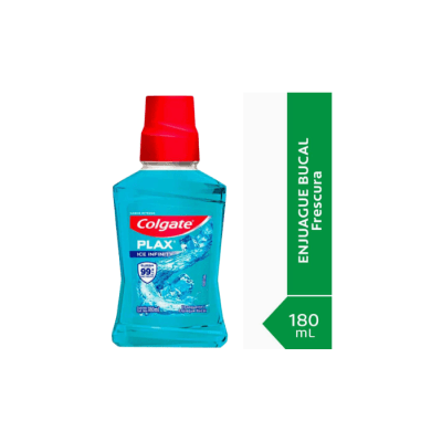 ENJUAGUE BUCAL PLAX ICE INFINITY 180 ML COLGATE1