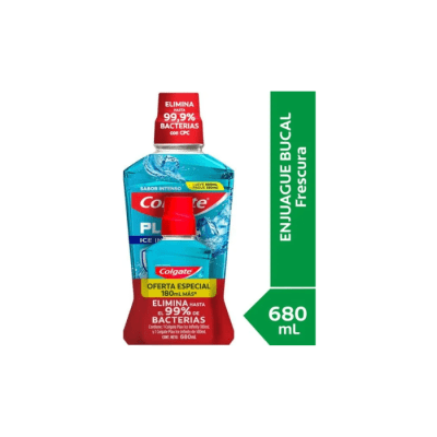 ENJUAGUE BUCAL PLAX ICE INFINITY 500 ML+ 180 ML COLGATE1