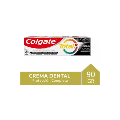 PASTA DENTAL TOTAL 12 CARBÓN ACTIVADO 90 GRS COLGATE1