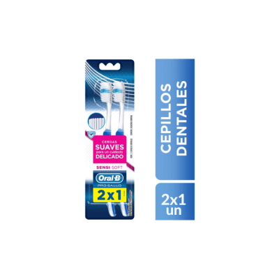 CEPILLO DE DIENTES SENSI-SOFT 35 SUAVE 2 UNIDADES ORAL-B1
