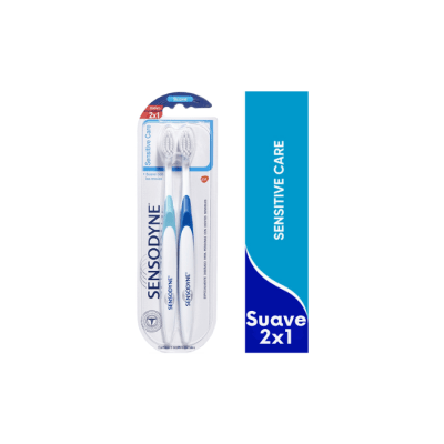 CEPILLO DE DIENTES SENSITIVE CARE 2 UNIDADES SENSODYNE1