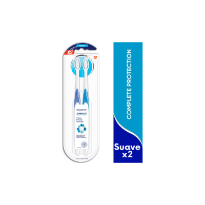 CEPILLO DE DIENTES COMPLETE CARE 2 UNIDADES SENSODYNE