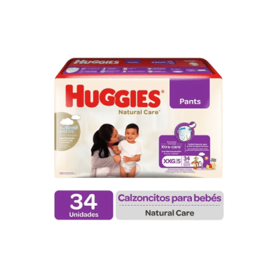 PANTS NATURAL CARE XXG 34 UNIDADES HUGGIES1
