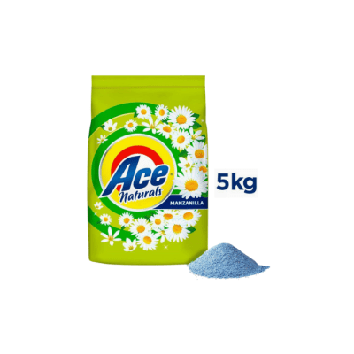 DETERGENTE EN POLVO MANZANILLA 5 KG ACE NATURALS