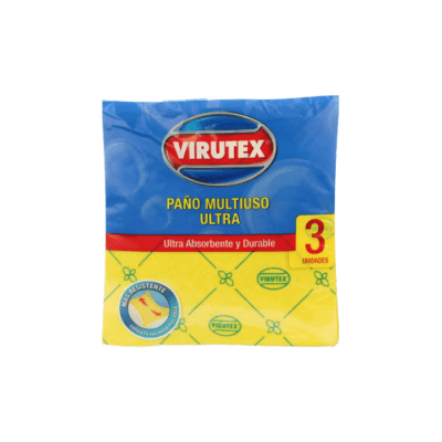 PAÑO MULTIUSO PAQUETE DE 3 UNIDADES CLÁSICO VIRUTEX1