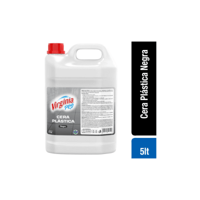 CERA PLÁSTICA NEGRA 5 LTS VIRGINIA PRO