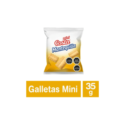 GALLETA MINI MANTEQUILLA 35 GRS COSTA