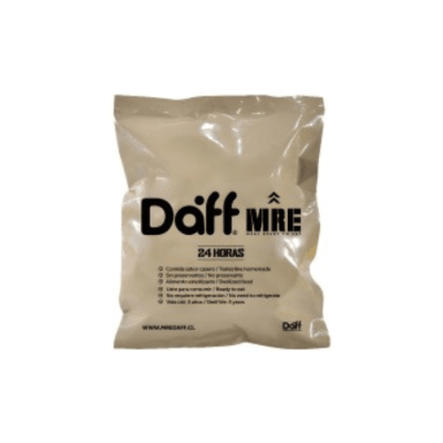 RACIÓN DE ALIMENTOS 1 PERSONA 24 HORAS DAFF1