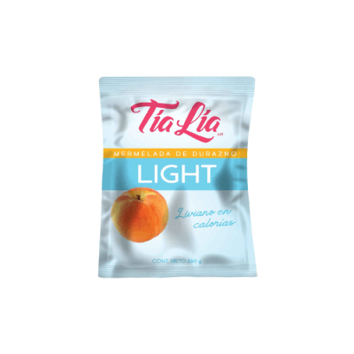 MERMELADA LIGTH SABOR DAMASCO 250 GRS TIA LIA1