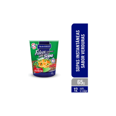 SOPA INSTANTÁNEA CON FIDEOS SABOR VEGETALES 65 GRS TRAVERSO1
