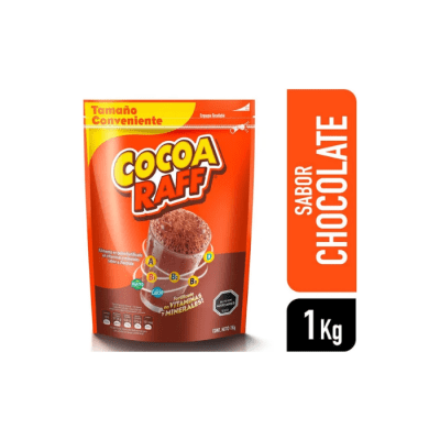 SABORIZANTE EN POLVO SABOR CHOCOLATE 1 KG COCOA RAFF1
