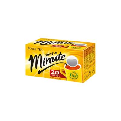 TÉ NEGRO 20 BOLSITAS JUST A MINUTE1