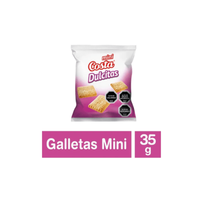 GALLETA MINI DULCITAS 35 GRS COSTA