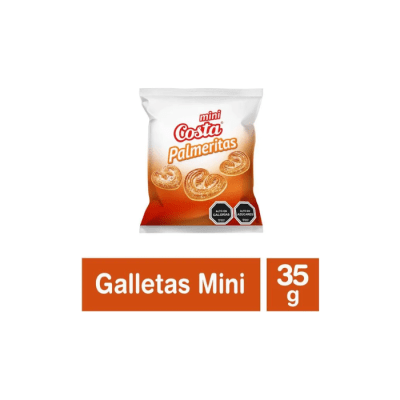 GALLETA MINI PALMERITAS 35 GRS COSTA