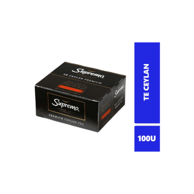 TÉ NEGRO CEYLAN PREMIUM 100 BOLSITAS SUPREMO1