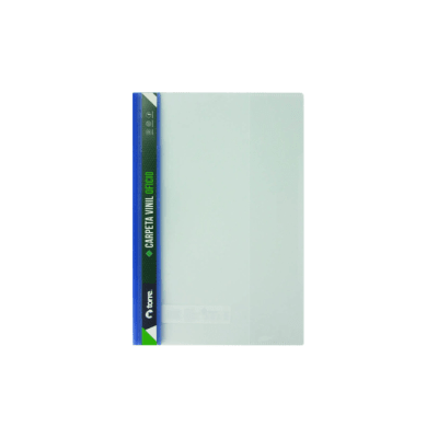 CARPETA DE VINIL TAMAÑO OFICIO LOMO COLOR AZUL TORRE1