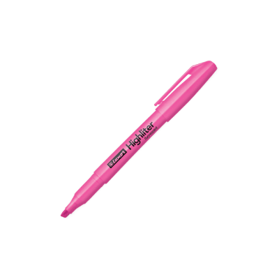 DESTACADOR FLUORESCENTE COLOR ROSA HIGHLITER LUXOR1