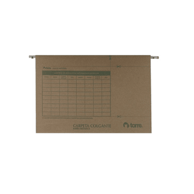 CARPETA COLGANTE SLIDE CARTÓN METAL TAMAÑO OFICIO COLOR CRAFT TORRE