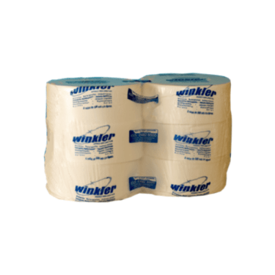 PAPEL HIGIÉNICO ALTO METRAJE HOJA SIMPLE 4 ROLLOS 500 MTS WINKLER1