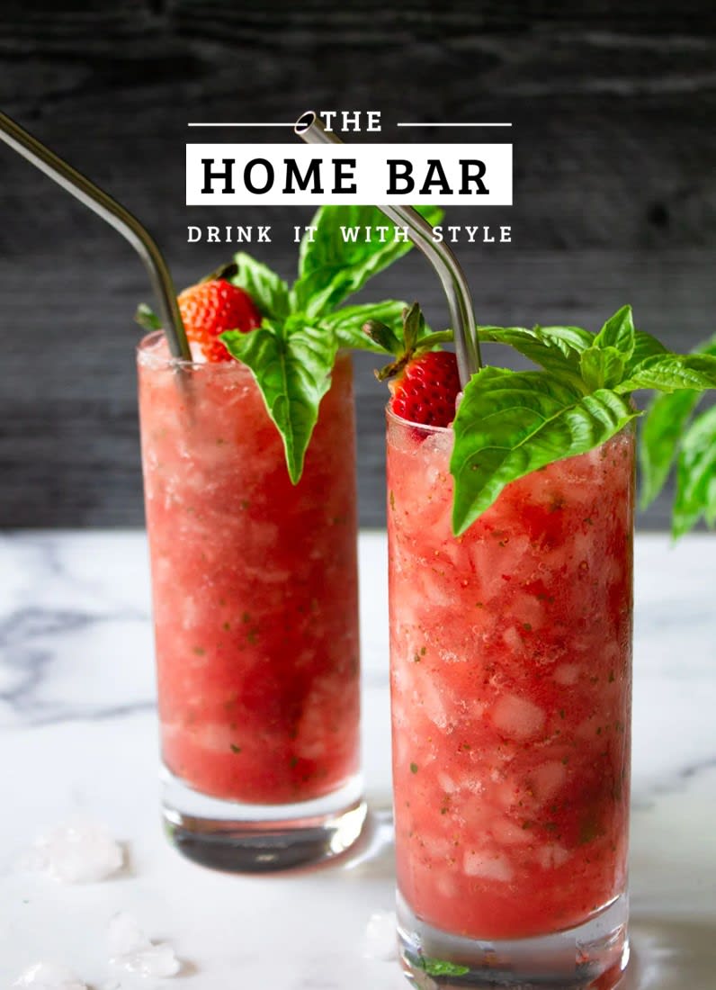 MOJITO FRUTILLAS ALBAHACA