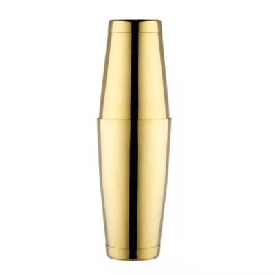 COCTELERA BOSTON 2 PIEZAS 540/820ML GOLD