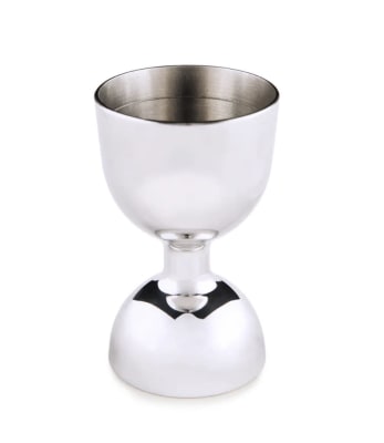 JIGGER LEOPOLD 30/60 ML SILVER