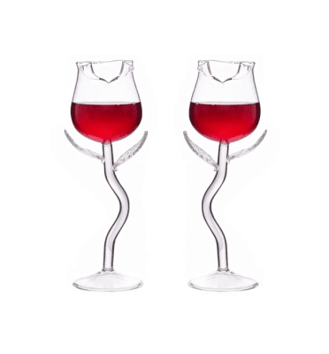 SET DE 2 ROSE COCTAIL GLASSES DE 280ML