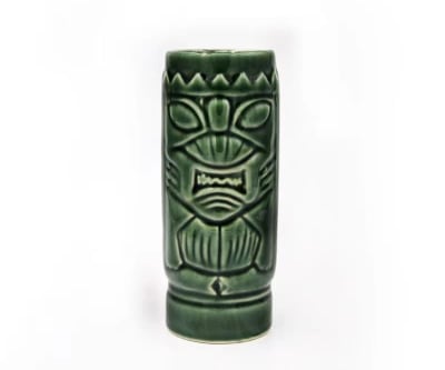 VASO TIKI GREEN TOTEM 500ML1