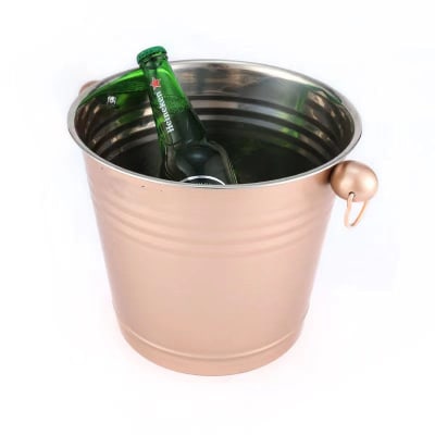 HIELERA 7 LTS DE ALUMINIO COLOR COBRE