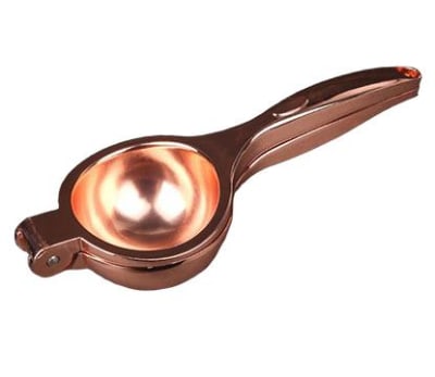 EXPRIMIDOR CITRICOS DE METAL COLOR COBRE