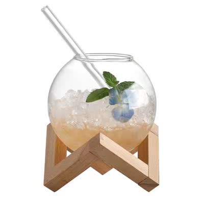 SET DE 2 BALL COCTAIL GLASSES DE 475ML ESFERA CON BASE