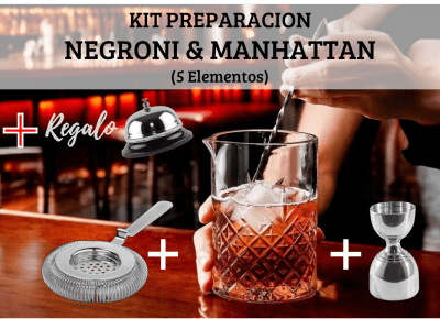 KIT PREPARACION NEGRONI & MANHATTAN